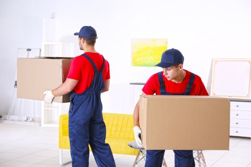 House removalists loading furniture for a local Cotland home move