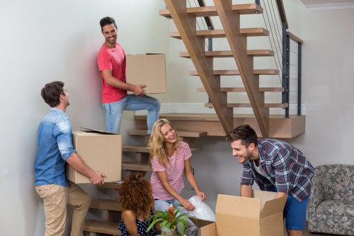 Careful handling of household items during a Cotland house removal