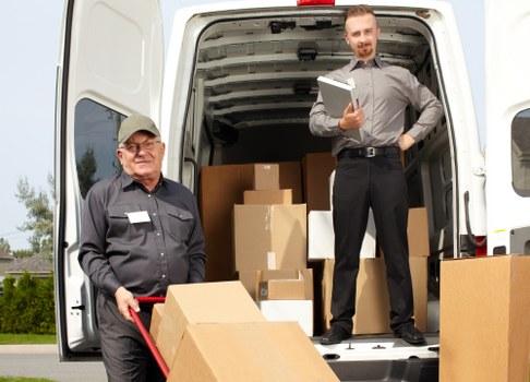 Local home removals team helping with a move in Cotland