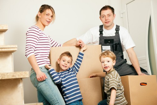 Removal team preparing a house move in Cotland