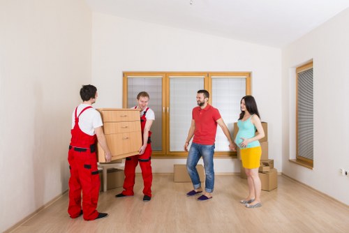 Local man with van removal service helping with household items in Cotland