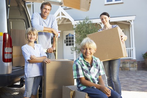Customer booking a removals service with paperwork