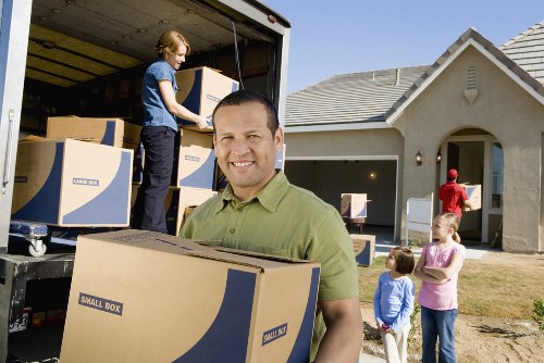 Reusable furniture and household items prepared for charity donation